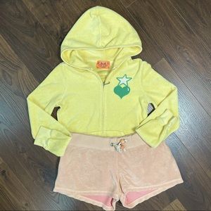 JUICY COUTURE Short Set Y2K Pastel Small